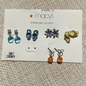 Macy's Summer Sterling Silver Earrings